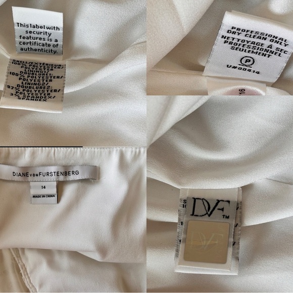 DVF TIANA SLEEVELESS LACE FLOUNCE DRESS Diana Von Furstenberg - Picture 15 of 16